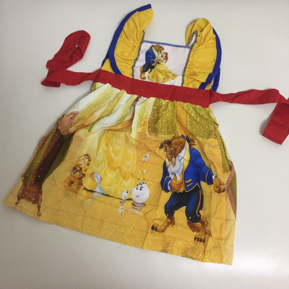 Princess belle beauty and the beast dress - Picture 3 of 8